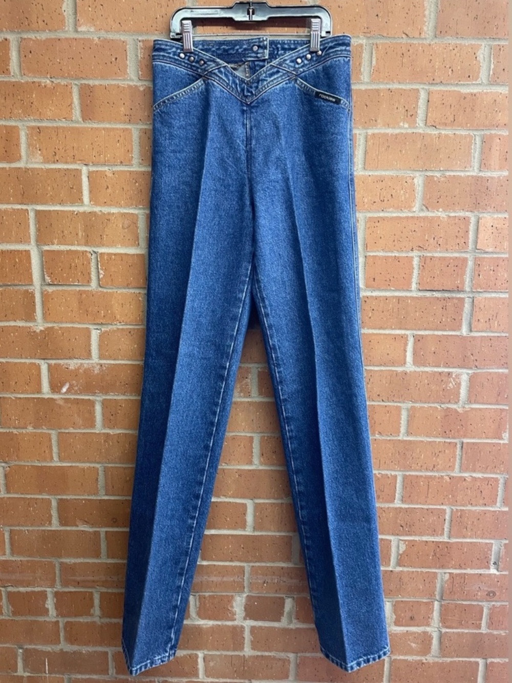 RARE Vintage Rockies Rocky Mountain Bareback Denim Jeans w/ back zipper